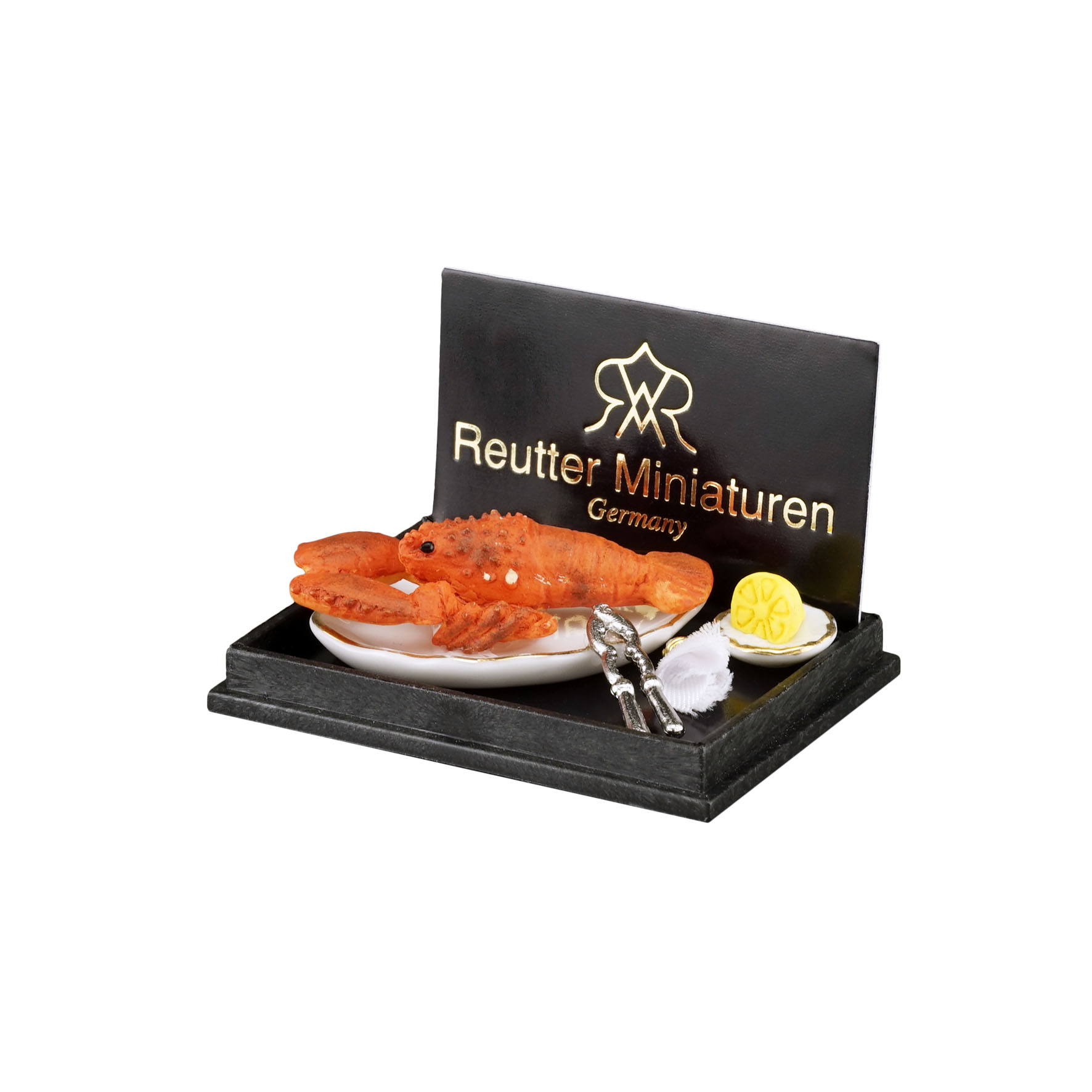 Onlineshop der Reutter Miniaturen GmbH.Lobster Dinner with Lemon