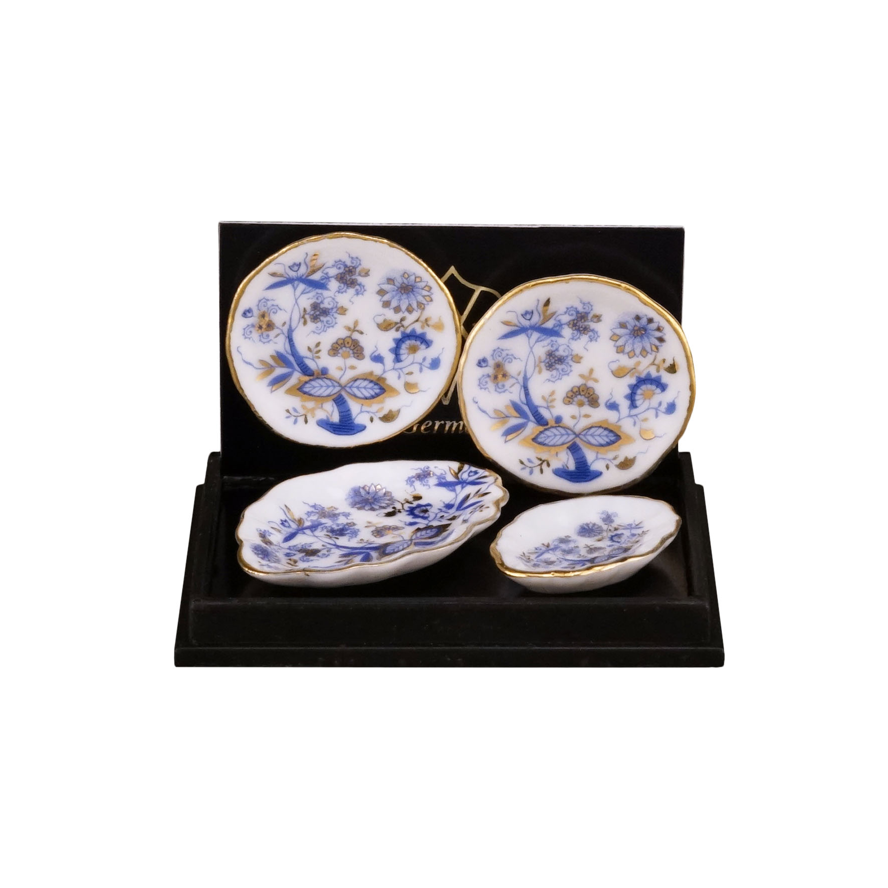 Onlineshop der Reutter Miniaturen GmbH.2 Dinner Settings - Blue Onion ...