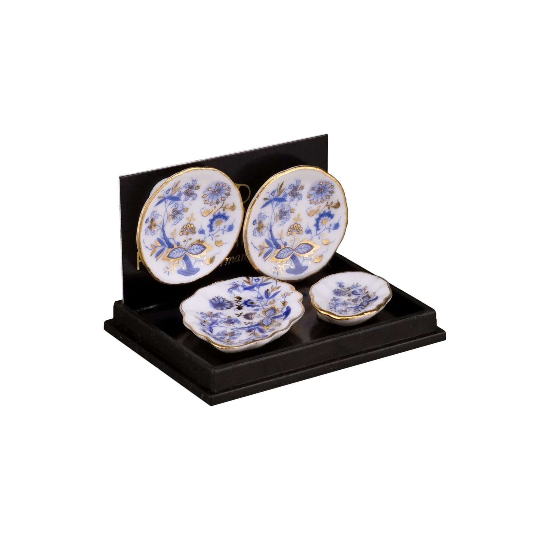 Onlineshop der Reutter Miniaturen GmbH.2 Dinner Settings - Blue Onion ...