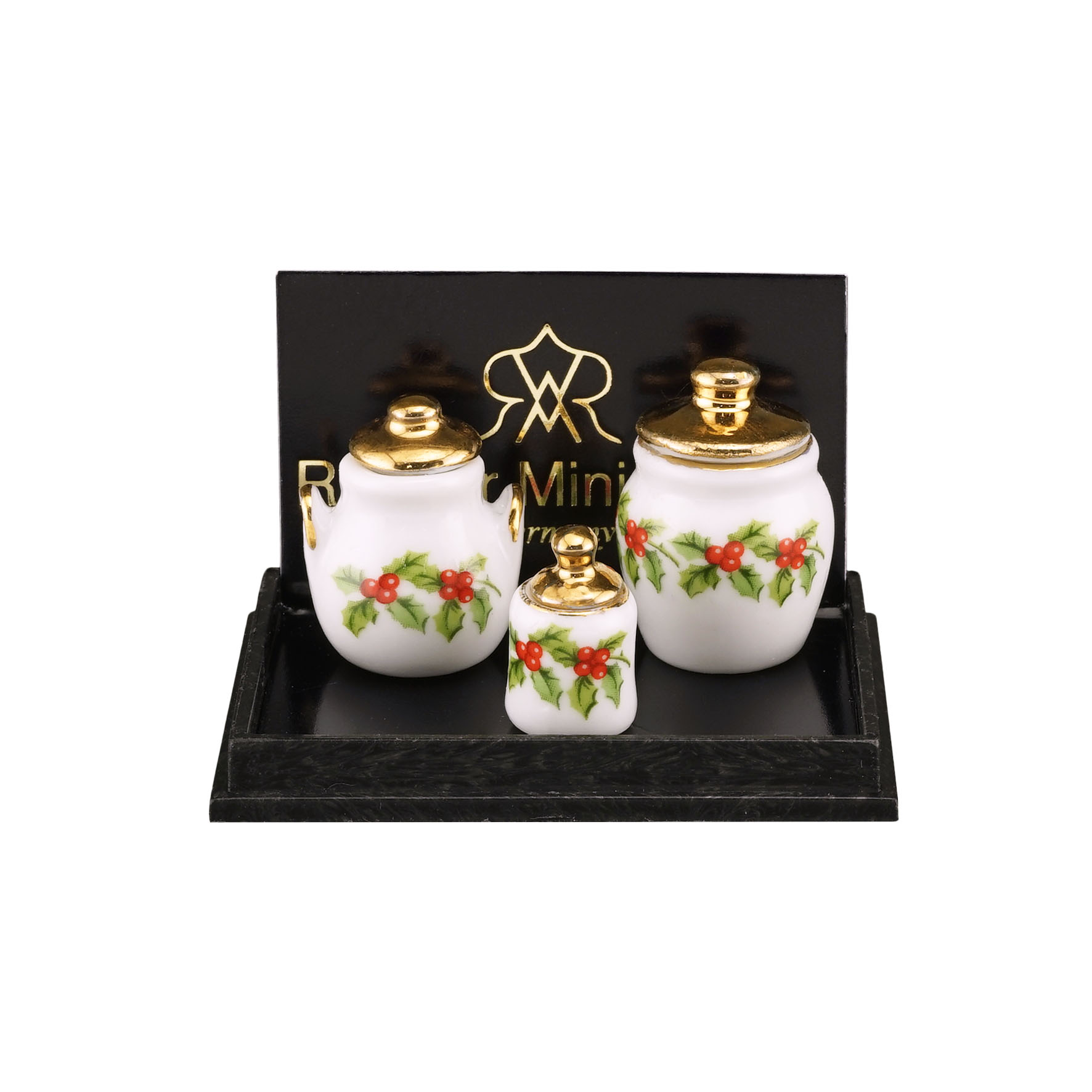 Onlineshop der Reutter Miniaturen GmbH.3 Christmas Cookie Jars - Design ...
