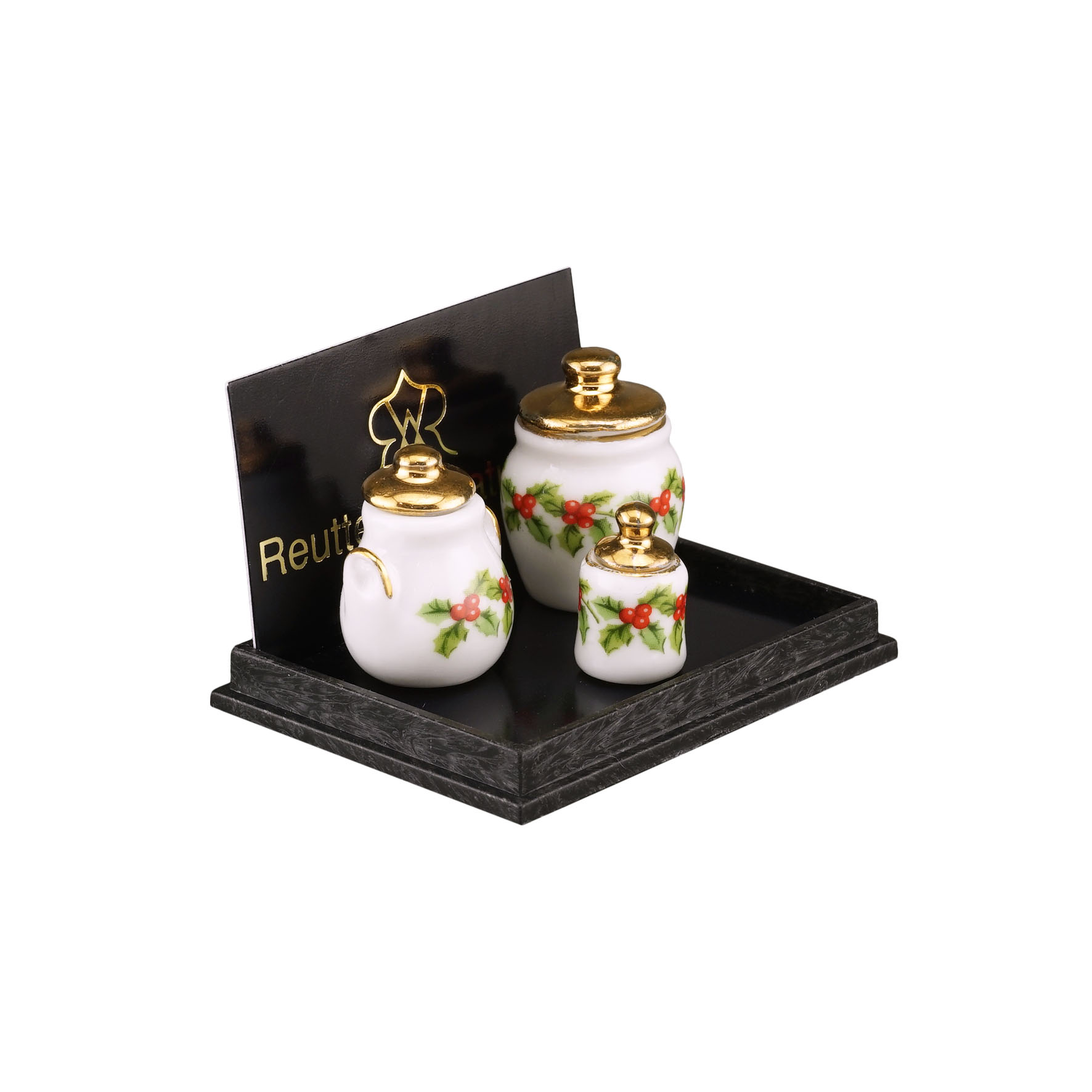 Onlineshop der Reutter Miniaturen GmbH.3 Christmas Cookie Jars - Design ...