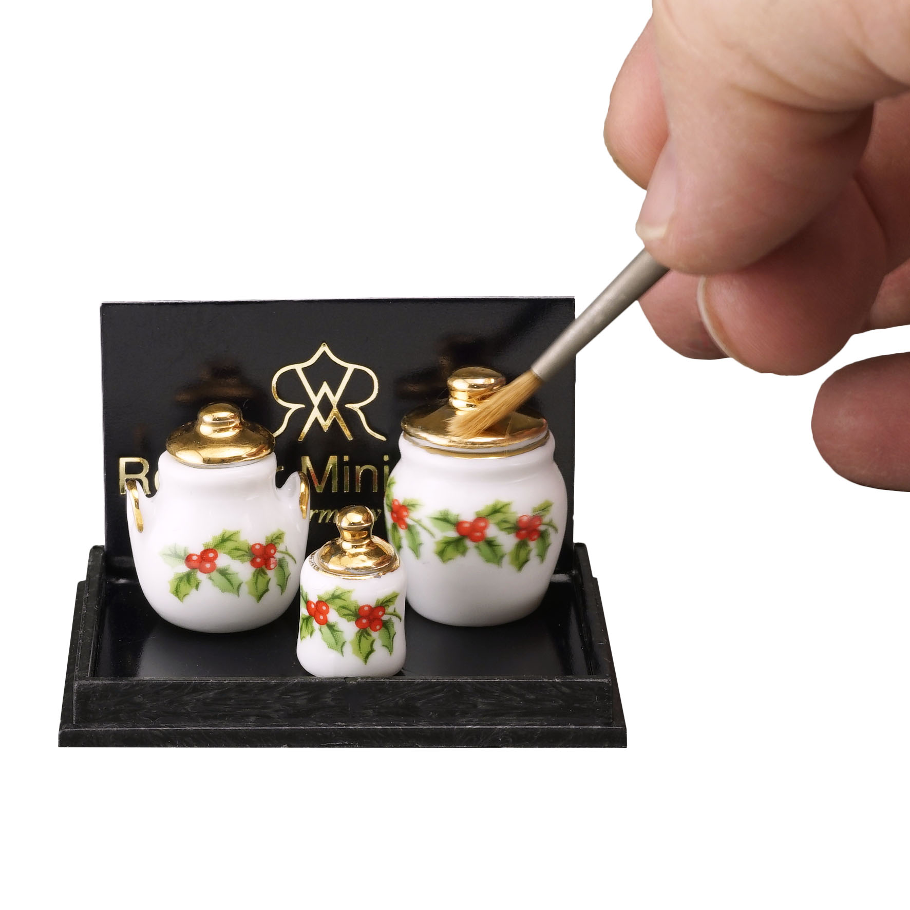 Onlineshop der Reutter Miniaturen GmbH.3 Christmas Cookie Jars - Design ...