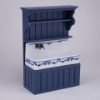 Picture of Sink Cabinet Blue - empty