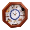 Picture of Wall Clock "Blue Onion"