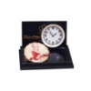 Bild von Küchenwanduhr mit Wandteller aus Porzellan - Dekor Schokoladenmädchen