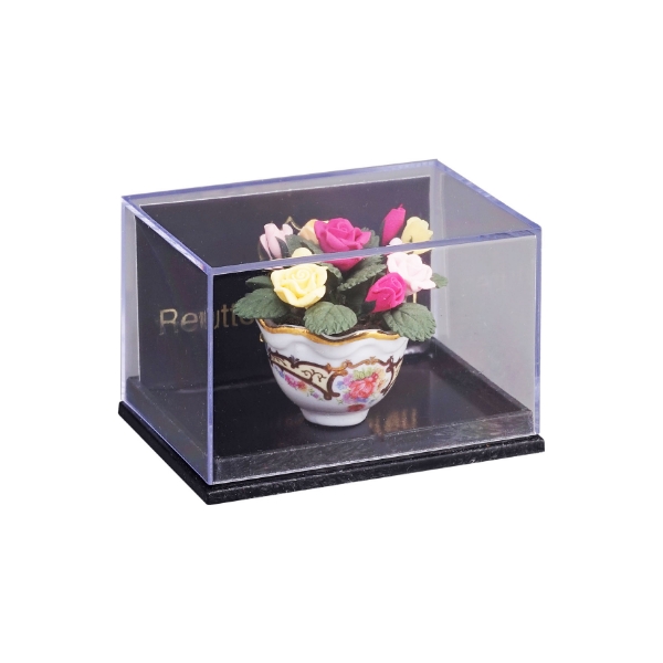 Bild von Blumenschale mit Blumengesteck - Dekor Dresdner Rose