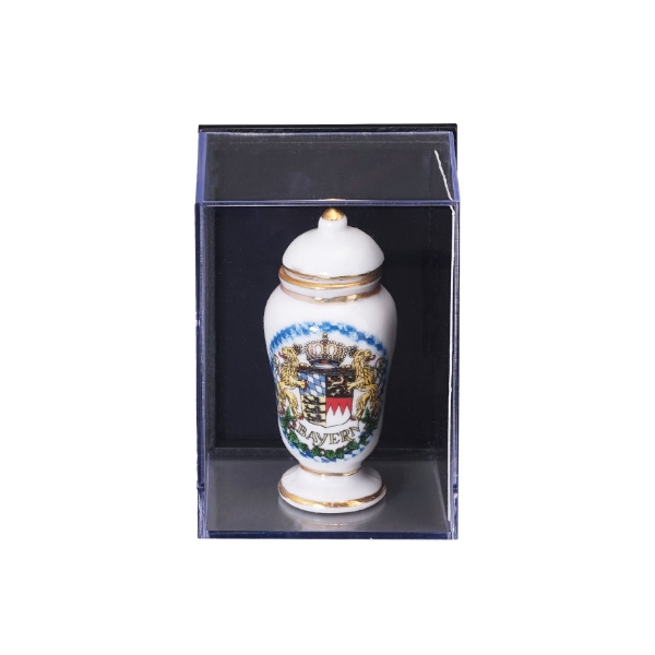 Bild von Bodenvase mit Deckel - Dekor Bavaria