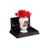 Bild von Bodenvase mit roten Rosen - Dekor Hummel