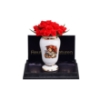 Bild von Bodenvase mit roten Rosen - Dekor Hummel