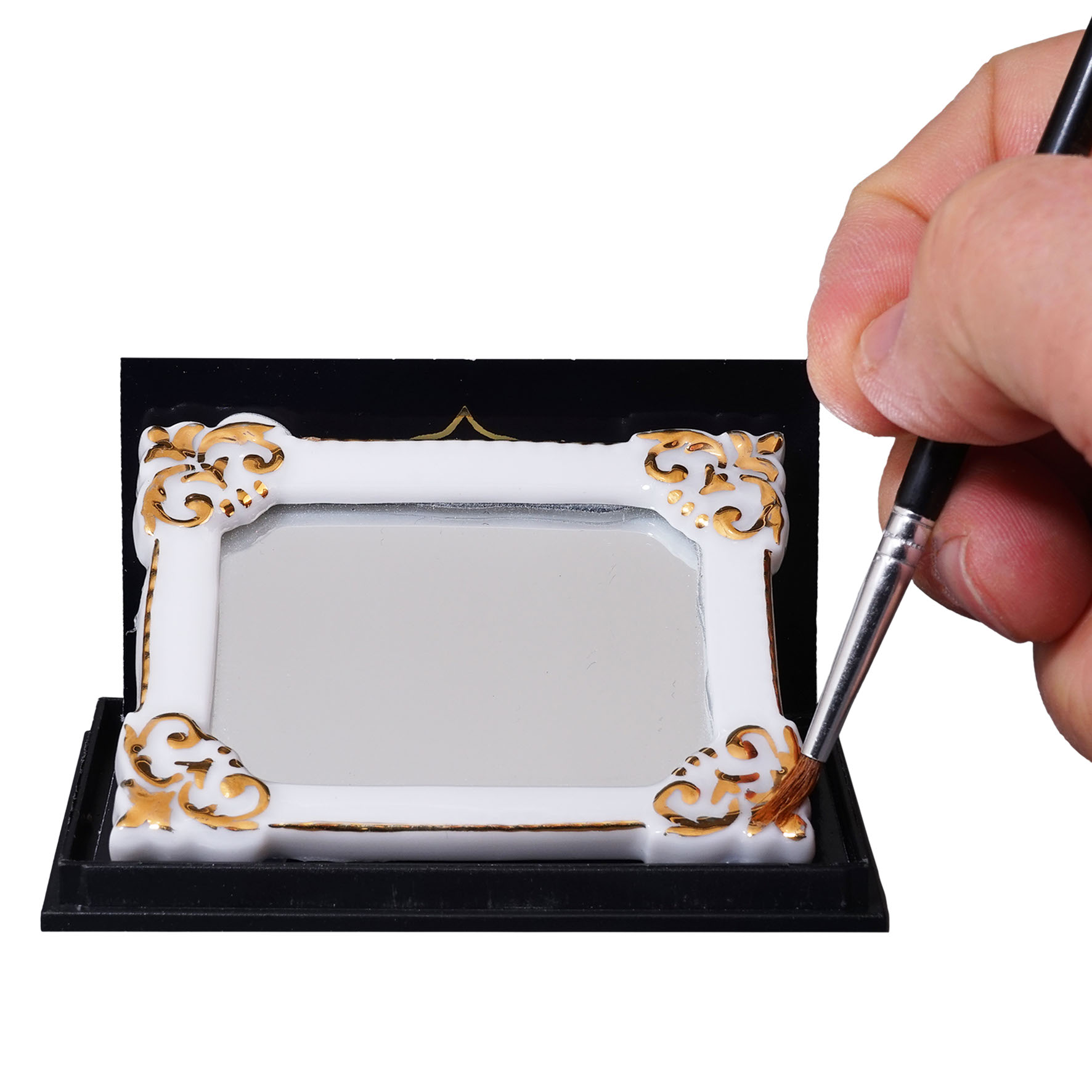 Onlineshop der Reutter Miniaturen GmbH.Gold Corner Mirror