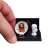 Bild von Mozart Büste mit Mozart Wandteller