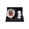 Bild von Mozart Büste mit Mozart Wandteller