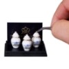 Bild von  Apotheker Gefäße Trio aus Porzellan