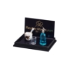 Bild von Soda Set mit Eiswürfel, Glas und Soda Siphon
