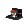Picture of Red Rose Bouquet in Vase with gold Rim