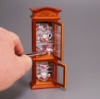 Picture of Wooden Cabinet decorated with Porcelain - Design Rose
