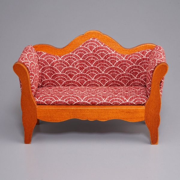 Bild von Sofa Biedermeier "Burgundy"