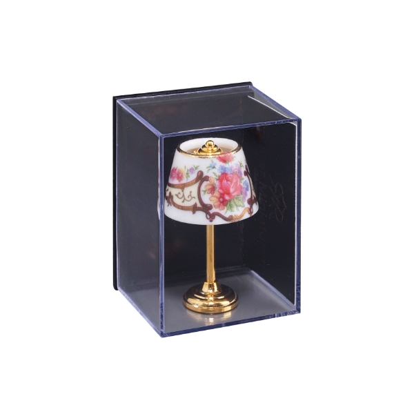 Bild von Tischlampe - Dekor Dresdner Rose