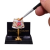 Bild von Tischlampe - Dekor Dresdner Rose