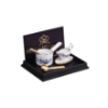 Picture of Gravy - Porcelain pot with Gravy Boat - Blue Onion Gold Design