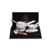 Picture of Gravy - Porcelain pot with Gravy Boat - Blue Onion Gold Design