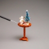 Picture of Round Table Christmas decorated