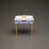 Picture of Single Sink- Blue Bow Design