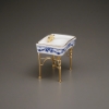Picture of Single Sink- Blue Bow Design
