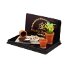 Picture of Place for Planting with Flower pots, Flowers, and Newspaper