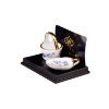 Picture of Basket and Leafbowl - Blue Onion Gold Design