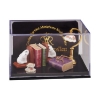 Picture of Reading Time with Books, Teacup, Glasses and Lamp - Rose Design