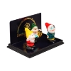 Picture of Garden Gnomes with Lamp and Shovel in Green, Red and Yellow