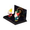 Picture of Garden Gnomes with Lamp and Shovel in Green, Red and Yellow