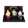 Picture of Garden Gnomes with Lamp and Shovel in Green, Red and Yellow