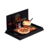 Bild von Pizzabrett mit Pasta, Wein und Pizzabrot