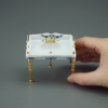 Picture of Single Sink- Blue Bow Design